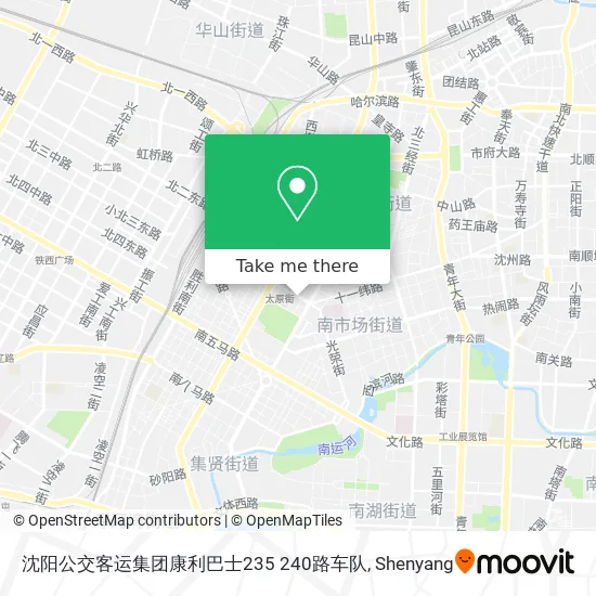 沈阳公交客运集团康利巴士235 240路车队 map