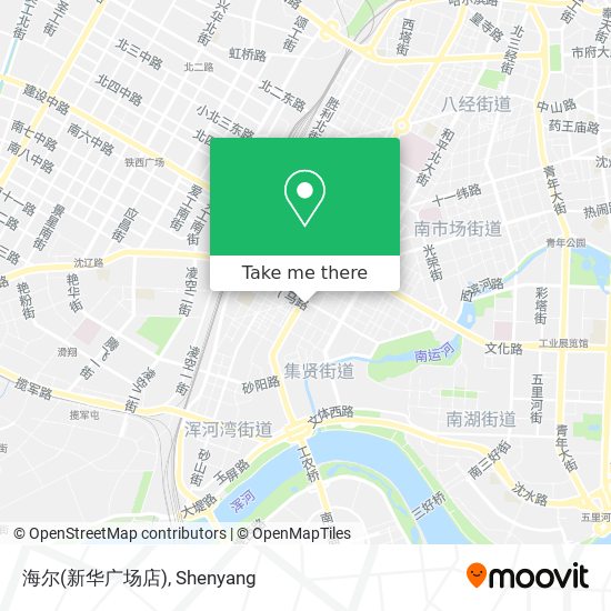 海尔(新华广场店) map