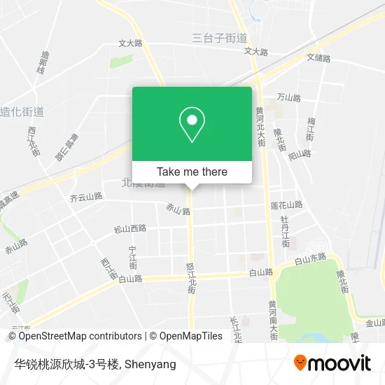 华锐桃源欣城-3号楼 map