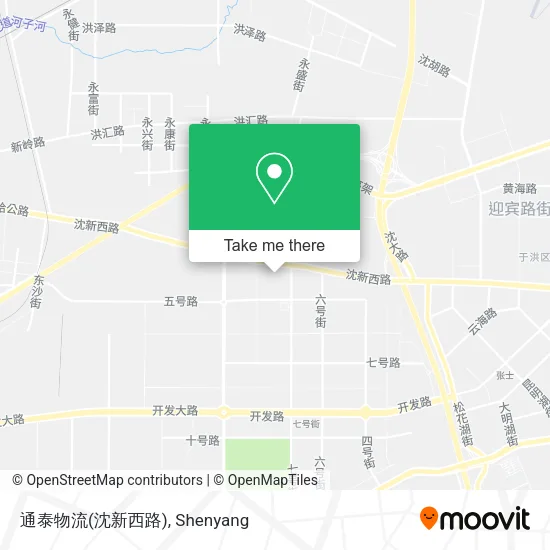 通泰物流(沈新西路) map