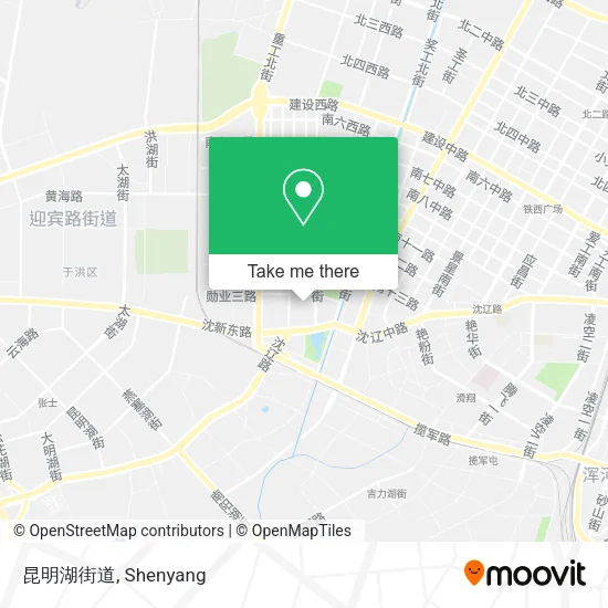 昆明湖街道 map