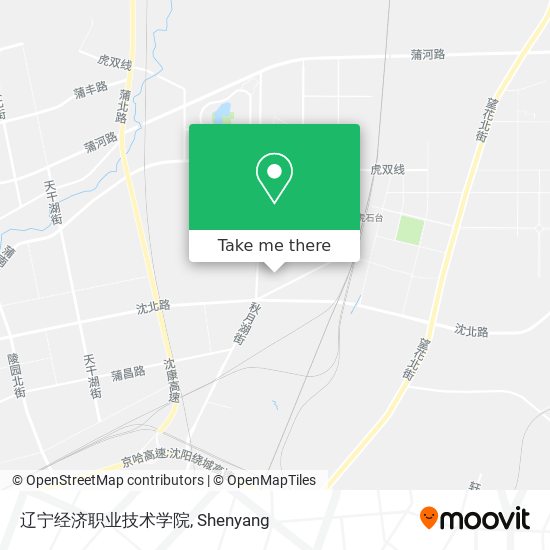 辽宁经济职业技术学院 map