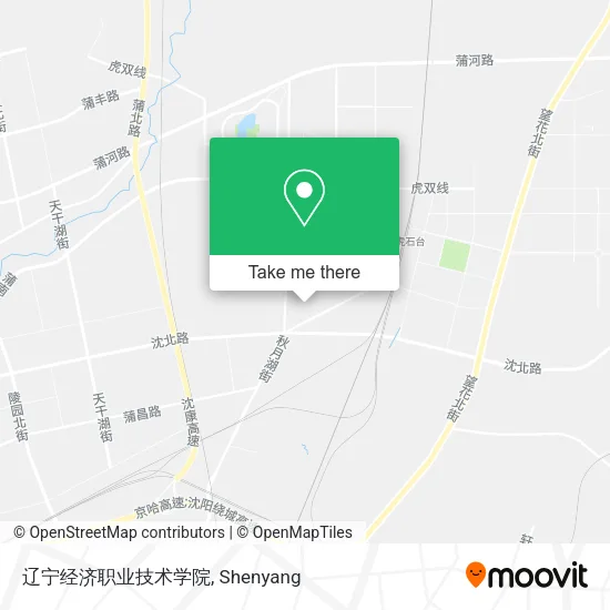 辽宁经济职业技术学院 map