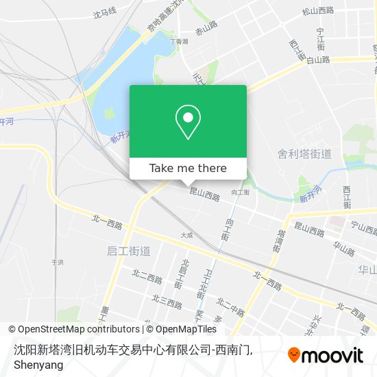 沈阳新塔湾旧机动车交易中心有限公司-西南门 map