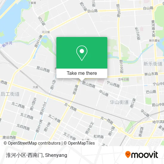 淮河小区-西南门 map