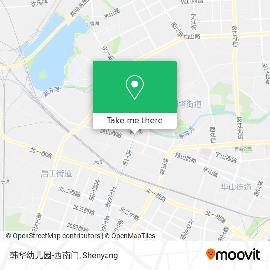 韩华幼儿园-西南门 map