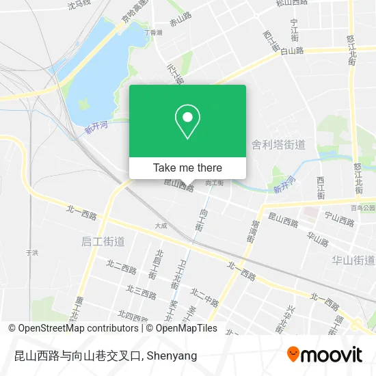 昆山西路与向山巷交叉口 map