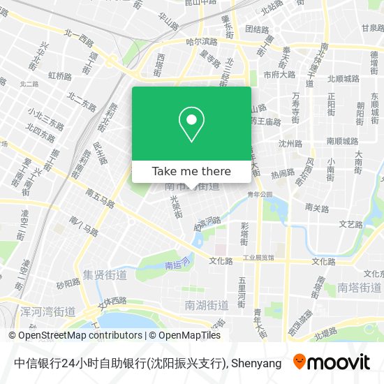 中信银行24小时自助银行(沈阳振兴支行) map