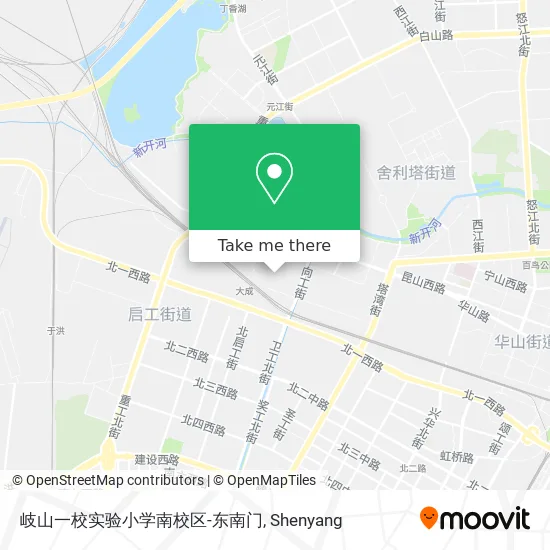岐山一校实验小学南校区-东南门 map