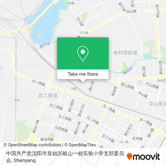 中国共产党沈阳市皇姑区岐山一校实验小学支部委员会 map