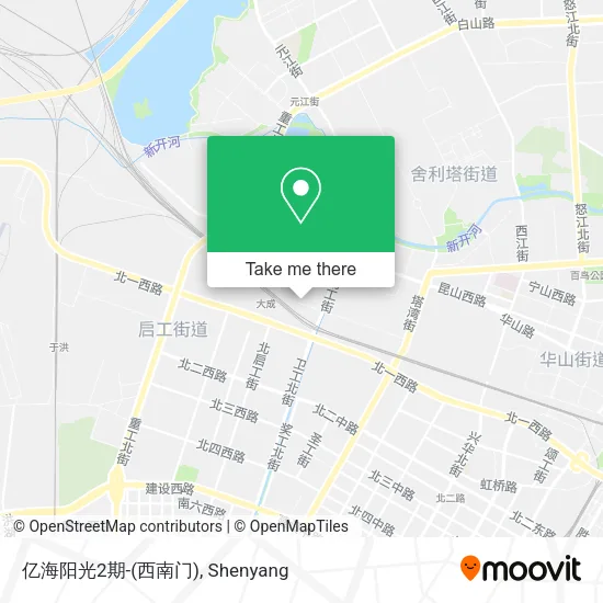 亿海阳光2期-(西南门) map