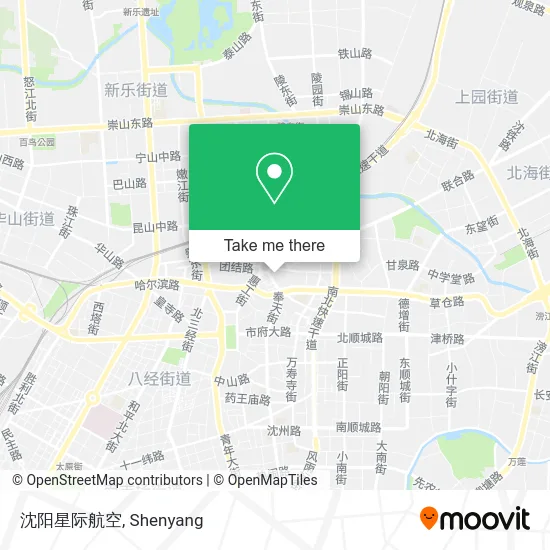 沈阳星际航空 map