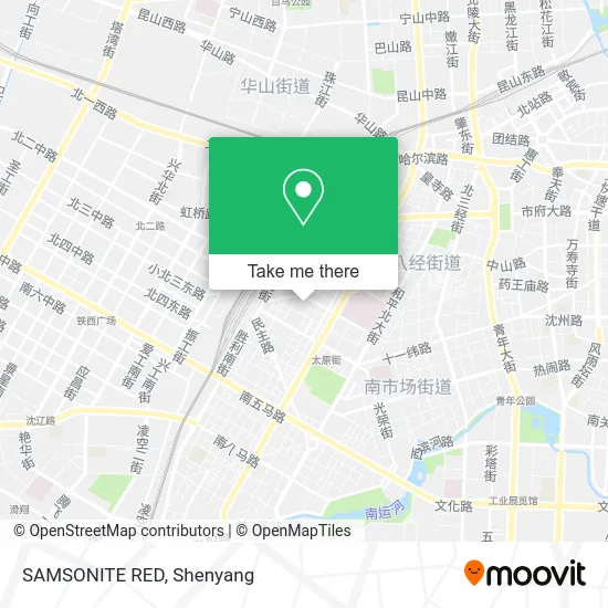 SAMSONITE RED map
