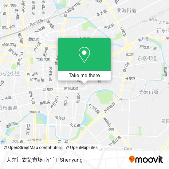 大东门农贸市场-南1门 map