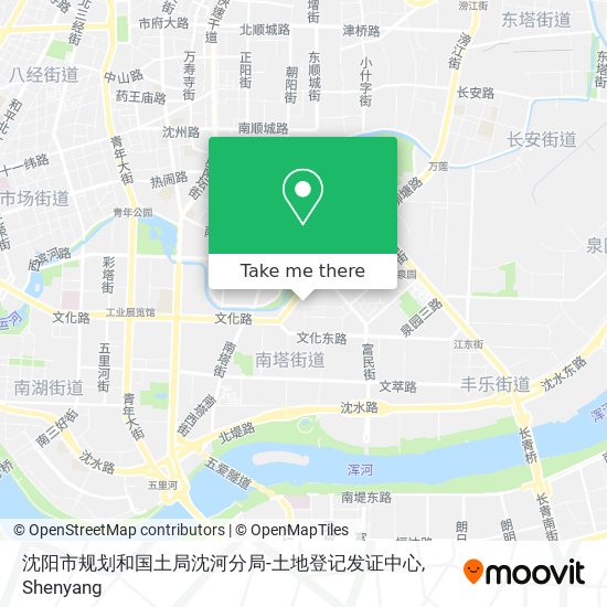 沈阳市规划和国土局沈河分局-土地登记发证中心 map