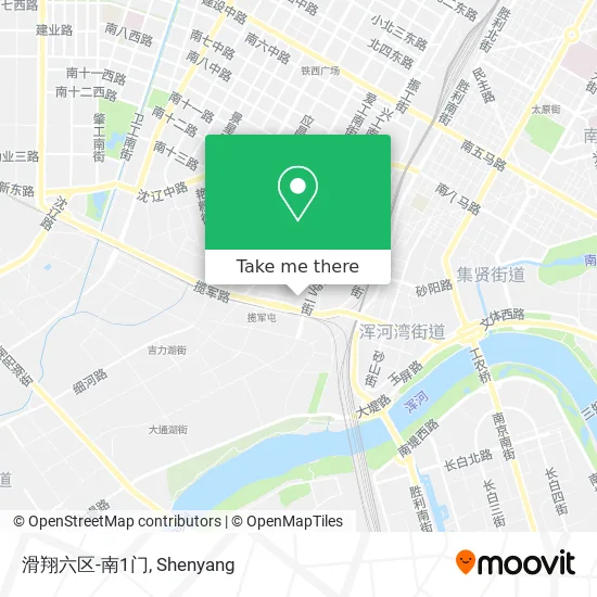 滑翔六区-南1门 map