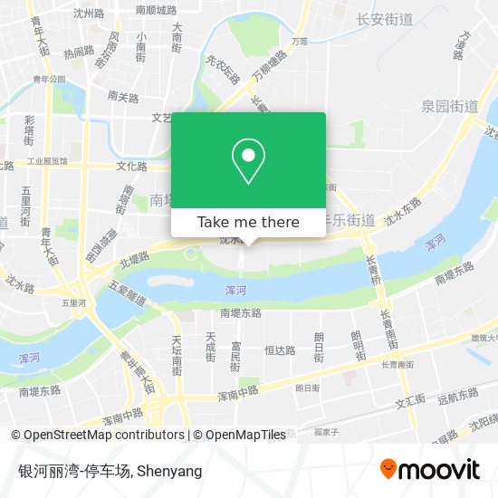 银河丽湾-停车场 map