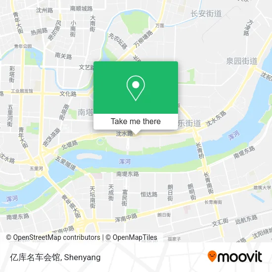 亿库名车会馆 map