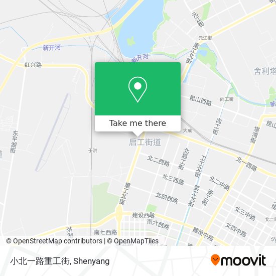 小北一路重工街 map