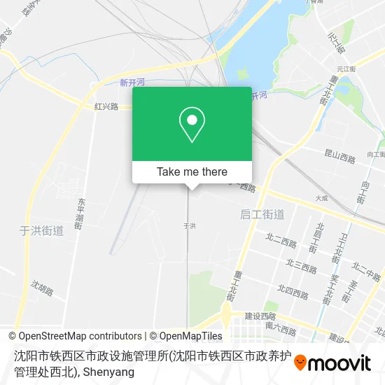 沈阳市铁西区市政设施管理所(沈阳市铁西区市政养护管理处西北) map