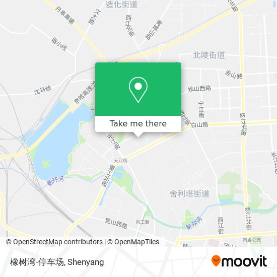 橡树湾-停车场 map