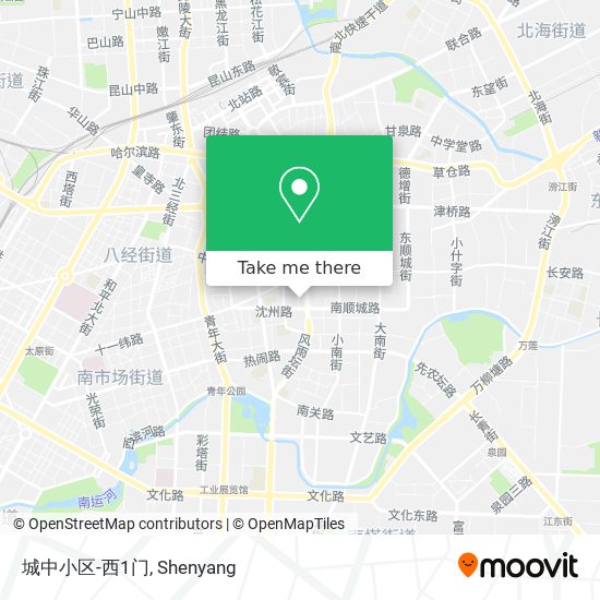 城中小区-西1门 map