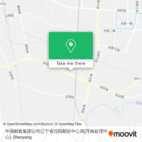 中国邮政集团公司辽宁省沈阳邮区中心局(浑南处理中心) map