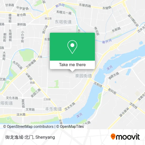 御龙逸城-北门 map