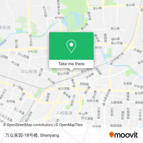 万众家园-18号楼 map