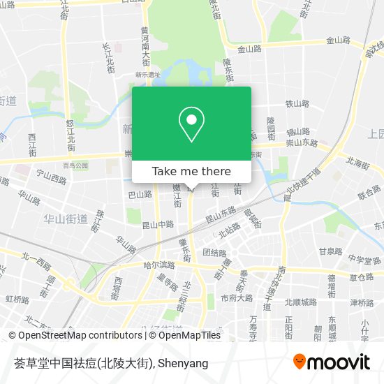 荟草堂中国祛痘(北陵大街) map