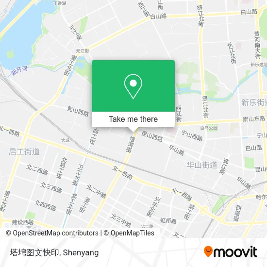 塔塆图文快印 map