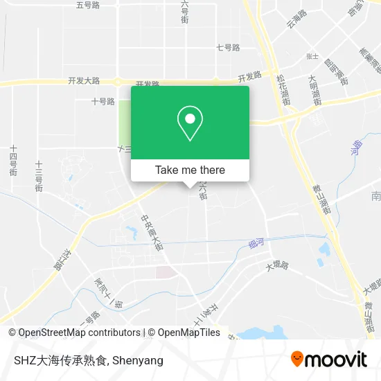SHZ大海传承熟食 map