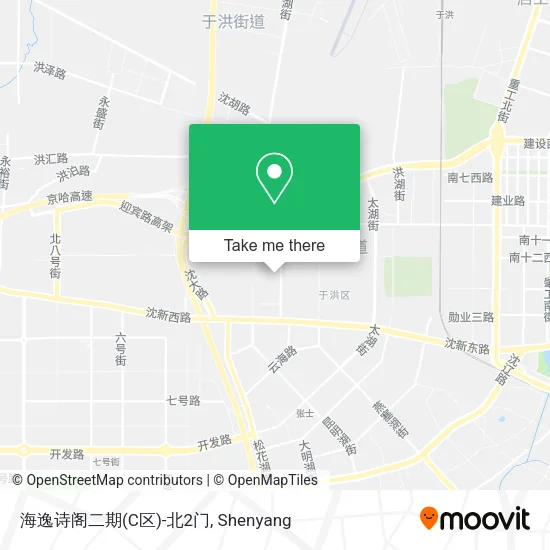 海逸诗阁二期(C区)-北2门 map