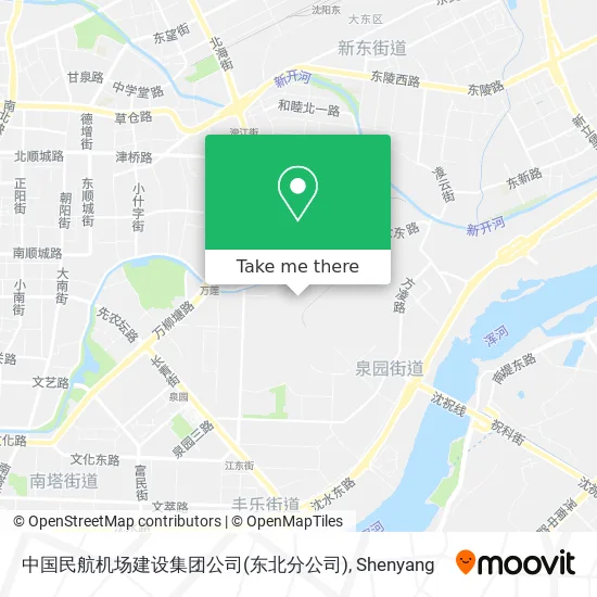 中国民航机场建设集团公司(东北分公司) map