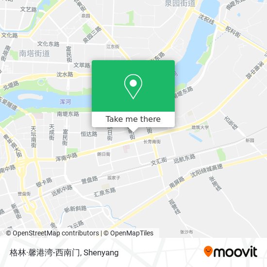 格林·馨港湾-西南门 map
