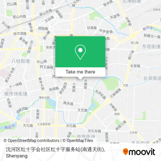 沈河区红十字会社区红十字服务站(南通天街) map