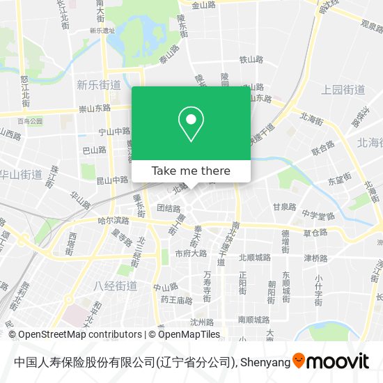 中国人寿保险股份有限公司(辽宁省分公司) map