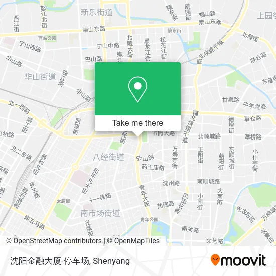 沈阳金融大厦-停车场 map