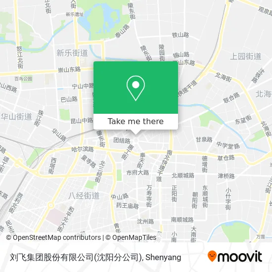 刘飞集团股份有限公司(沈阳分公司) map