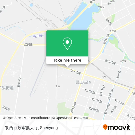 铁西行政审批大厅 map