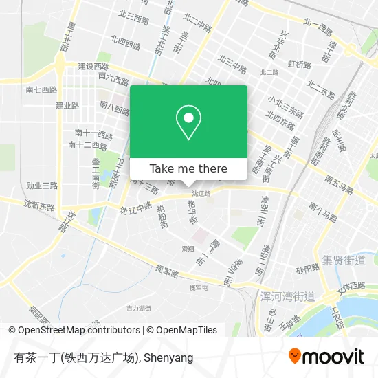 有茶一丁(铁西万达广场) map