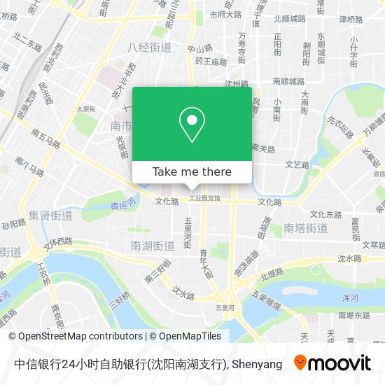 中信银行24小时自助银行(沈阳南湖支行) map