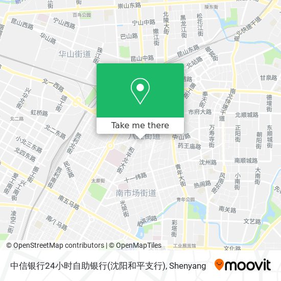 中信银行24小时自助银行(沈阳和平支行) map