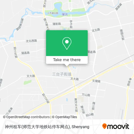 神州租车(师范大学地铁站停车网点) map