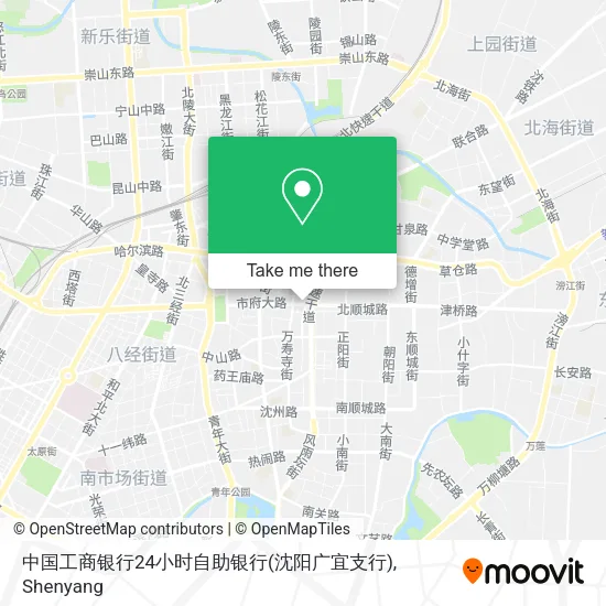 中国工商银行24小时自助银行(沈阳广宜支行) map