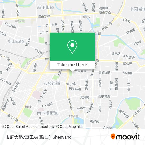 市府大路/惠工街(路口) map