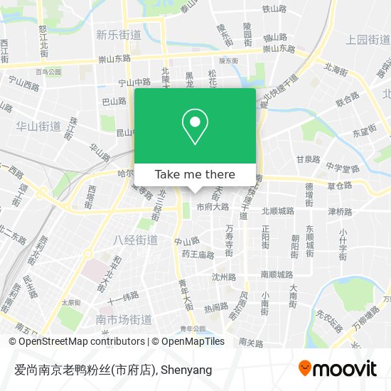 爱尚南京老鸭粉丝(市府店) map
