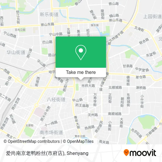 爱尚南京老鸭粉丝(市府店) map
