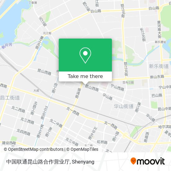 中国联通昆山路合作营业厅 map