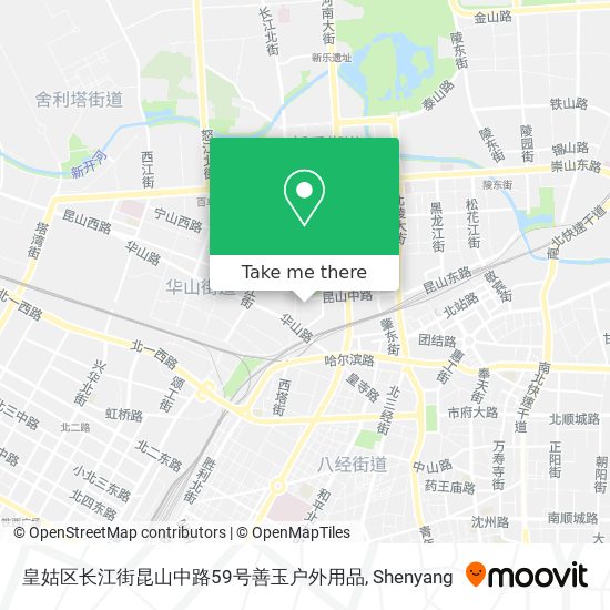 皇姑区长江街昆山中路59号善玉户外用品 map